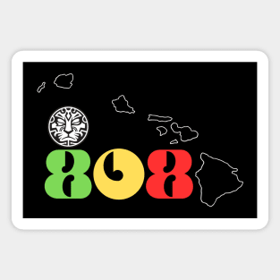 808 Hawaii Magnet